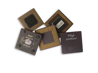Processeur Intel A82389 Pour A80386 - Céramique PGA, Occasion, Démonté D'un Système Fonctionnel